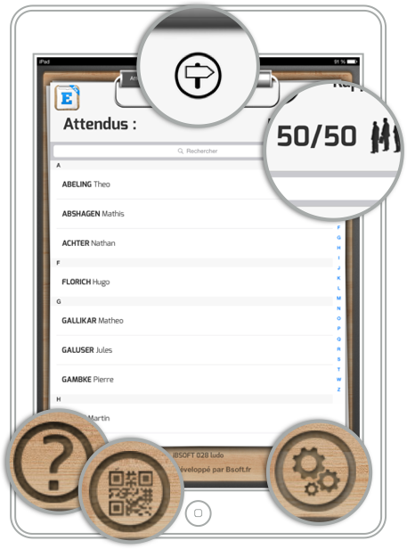 FONCTIONNEMENT APP Ipad